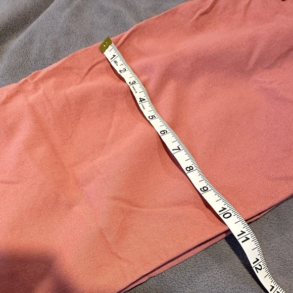 NWOT Forever 21 Dusty Rose/rust brown/ coral/orange color. Flare Fit Cargos. - Picture 5 of 11